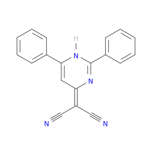 Propanedinitrile, (2,6-diphenyl-4(1H)-pyrimidinylidene)-
