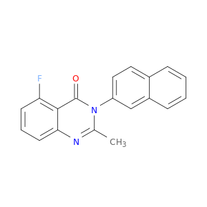 4(3H)-Quinazolinone, 5-fluoro-2-methyl-3-(2-naphthalenyl)-