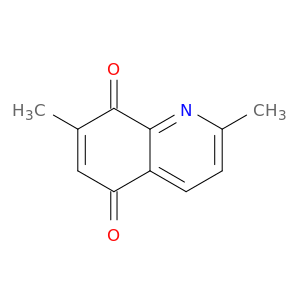 5,8-Quinolinedione, 2,7-dimethyl-