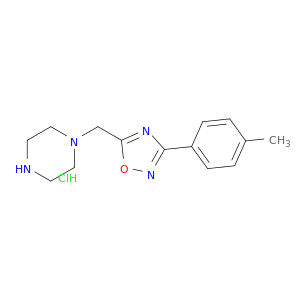 1-{[3-(4-甲基苯基)-1,2,4-噁二唑-5-基]甲基}哌嗪盐酸盐