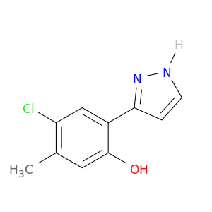 4-氯-5-甲基-2-(1H-吡唑-3-基)苯酚