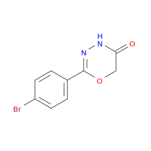 2-(4-bromophenyl)-5,6-dihydro-4h-1,3,4-oxadiazin-5-one