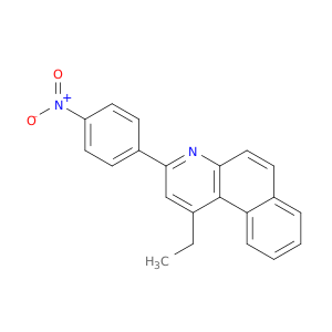 Benzo[f]quinoline, 1-ethyl-3-(4-nitrophenyl)-
