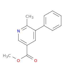 3-Pyridinecarboxylic acid, 6-methyl-5-phenyl-, methyl ester