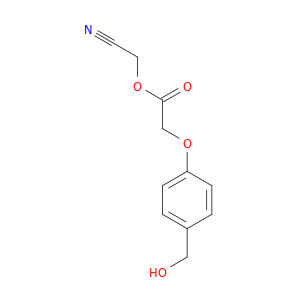 Acetic acid, [4-(hydroxymethyl)phenoxy]-, cyanomethyl ester