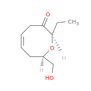 2H-Oxocin-3(4H)-one, 2-ethyl-7,8-dihydro-8-(hydroxymethyl)-, (2R,8R)-