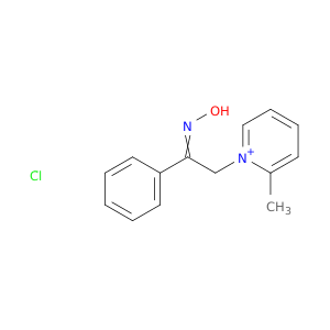 Pyridinium, 1-[2-(hydroxyimino)-2-phenylethyl]-2-methyl-, chloride