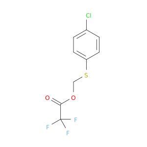 Acetic acid, trifluoro-, [(4-chlorophenyl)thio]methyl ester