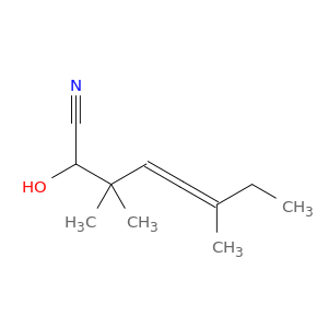 4,5-Octadienenitrile, 2-hydroxy-3,3,6-trimethyl-