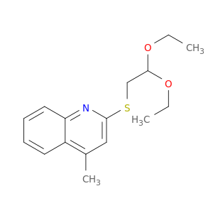 2-[(2,2-diethoxyethyl)sulfanyl]-4-methylquinoline