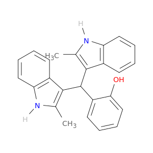 Phenol, 2-[bis(2-methyl-1H-indol-3-yl)methyl]-