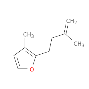 Furan, 3-methyl-2-(3-methyl-3-butenyl)-