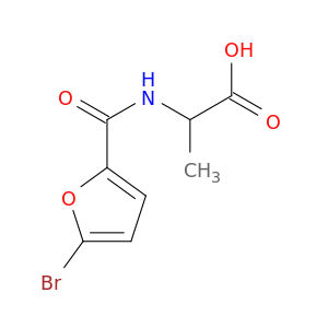 2-[(5-溴呋喃-2-基)甲酰胺基]丙酸