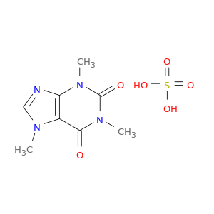 1H-Purine-2,6-dione, 3,7-dihydro-1,3,7-trimethyl-, sulfate