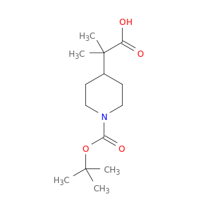 2-[1-[(叔丁氧基)羰基]哌啶-4-基]-2-甲基丙酸