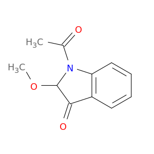 3H-Indol-3-one, 1-acetyl-1,2-dihydro-2-methoxy-