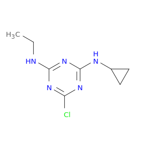 1,3,5-Triazine-2,4-diamine, 6-chloro-N-cyclopropyl-N'-ethyl-