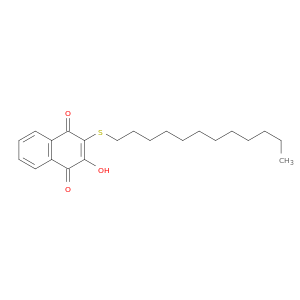 2-Hydroxy-3-n-dodecylmercapto-1,4-naphthoquinone