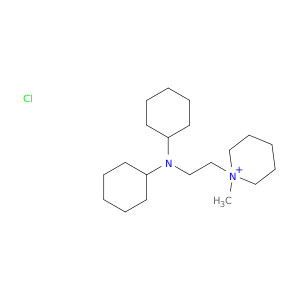 1-(2-(DICYCLOHEXYLAMINO)ETHYL)-1-METHYLPIPERIDINIUM CHLORIDE