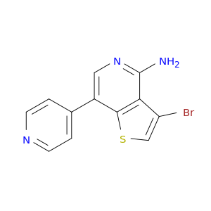 Thieno[3,2-c]pyridin-4-amine, 3-bromo-7-(4-pyridinyl)-