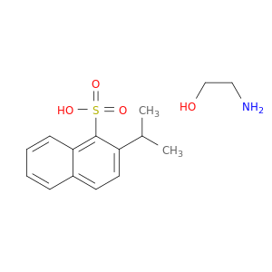 ISOPROPYLNAPHTHALENE-1-SULFONIC ACID COMPOUND WITH 2-AMINOETHANOL (1:1)