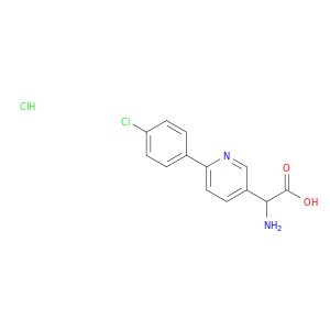 2-氨基-2-[6-(4-氯苯基)-3-吡啶基]乙酸盐酸盐