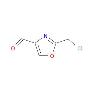 4-Oxazolecarboxaldehyde, 2-(chloromethyl)-