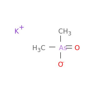 Arsinic acid,dimethyl-, potassium salt (9CI)