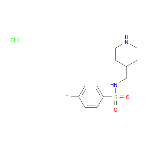 4-氟-N-哌啶-4-基甲基-苯磺酰胺盐酸盐