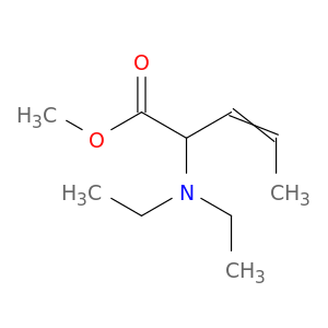3-Pentenoic acid, 2-(diethylamino)-, methyl ester