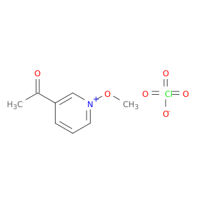 Pyridinium, 3-acetyl-1-methoxy-, perchlorate
