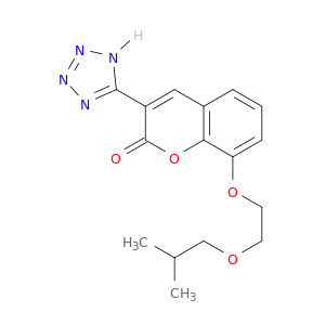 8-(2-(2-METHYLPROPOXY)ETHOXY)-3-(1H-TETRAZOL-5-YL)COUMARIN