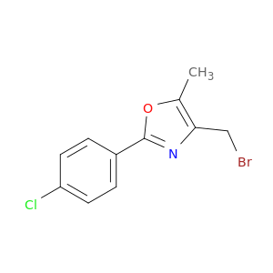 Oxazole, 4-(bromomethyl)-2-(4-chlorophenyl)-5-methyl-