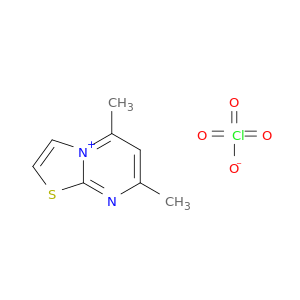 Thiazolo[3,2-a]pyrimidin-4-ium, 5,7-dimethyl-, perchlorate (1:1)
