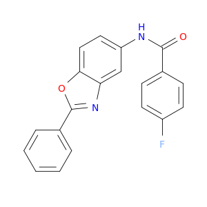Benzamide, 4-fluoro-N-(2-phenyl-5-benzoxazolyl)-
