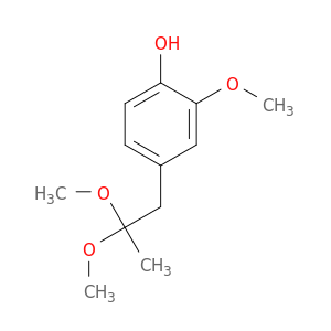 Phenol, 4-(2,2-dimethoxypropyl)-2-methoxy-