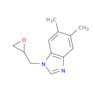 5,6-Dimethyl-1-[(oxiran-2-yl)methyl]-1H-1,3-benzodiazole
