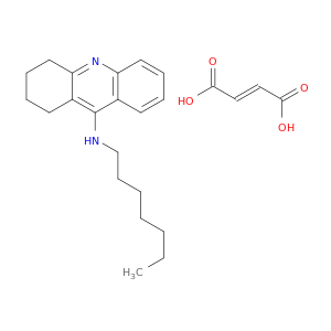 but-2-enedioic acid; N-heptyl-5,6,7,8-tetrahydroacridin-9-amine