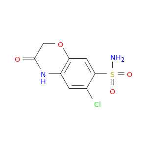6-Chloro-3-oxo-3,4-dihydro-2H-1,4-benzoxazine-7-sulfonamide
