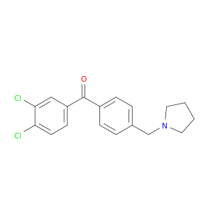甲烷酮,(3,4-二氯苯基)[4-(1-吡咯烷基甲基)苯基]-