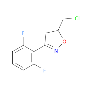 5-(chloromethyl)-3-(2,6-difluorophenyl)-4,5-dihydro-1,2-oxazole