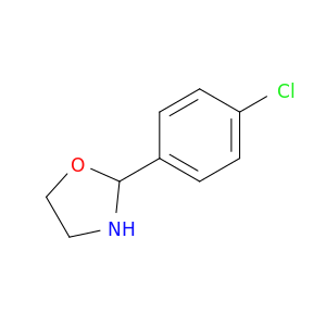 Oxazolidine, 2-(4-chlorophenyl)-