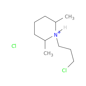 Piperidine,1-(3-chloropropyl)-2,6-dimethyl-, hydrochloride (1:1)