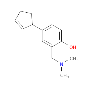 Phenol, 4-(2-cyclopenten-1-yl)-2-[(dimethylamino)methyl]-