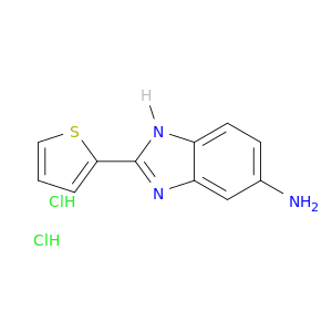 2-(thiophen-2-yl)-1H-1,3-benzodiazol-5-amine dihydrochloride
