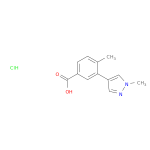 4-Methyl-3-(1-methyl-1H-pyrazol-4-yl)benzoic Acid Hydrochloride
