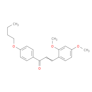 2-Propen-1-one, 1-(4-butoxyphenyl)-3-(2,4-dimethoxyphenyl)-