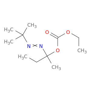 Carbonic acid, 1-[(1,1-dimethylethyl)azo]-1-methylpropyl ethyl ester