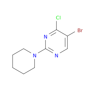 5-溴-4-氯-2-(1-哌啶基)嘧啶