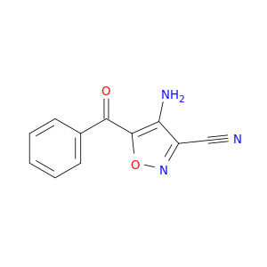 3-Isoxazolecarbonitrile, 4-amino-5-benzoyl-